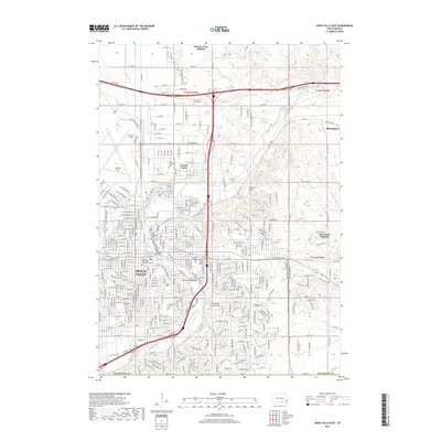 2017 Map of Sioux Falls East, 2017 Print