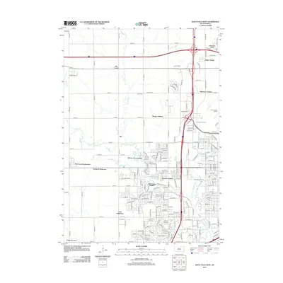 2012 Map of Sioux Falls West, 2012 Print