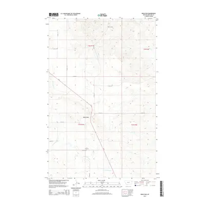 2014 Map of Sioux Pass, 2014 Print