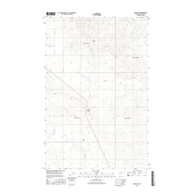 2017 Map of Sioux Pass, 2017 Print