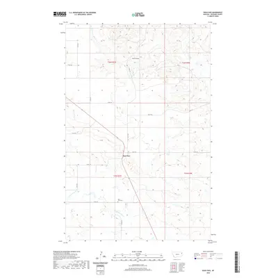 2020 Map of Sioux Pass, 2020 Print