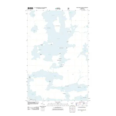 2011 Map of Sioux Pine Island, 2011 Print