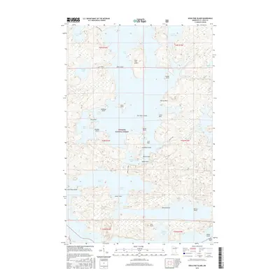 2016 Map of Sioux Pine Island, 2016 Print