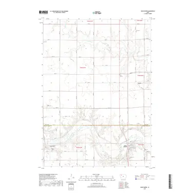 2018 Map of Sioux Rapids, 2018 Print