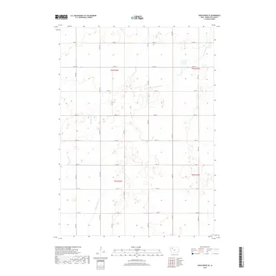 2018 Map of Sioux Rapids SE, 2018 Print