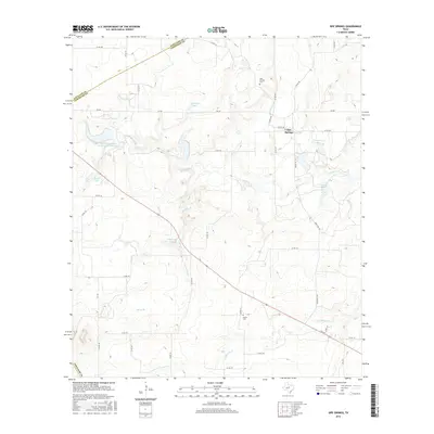 2016 Map of Sipe Springs, 2016 Print