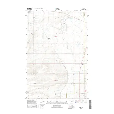 2017 Map of Sipple, 2017 Print