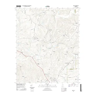 2014 Map of Sipsey, 2014 Print