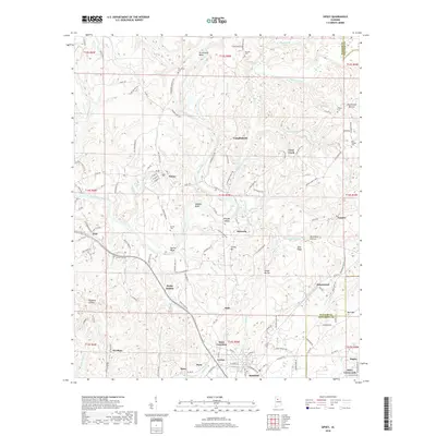 2018 Map of Sipsey, 2018 Print