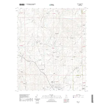 2020 Map of Sipsey, 2020 Print
