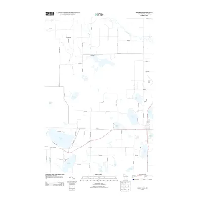 2013 Map of Siren West, 2013 Print