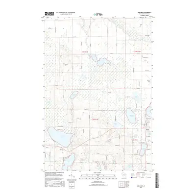 2015 Map of Siren West, 2015 Print
