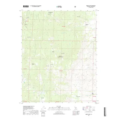 2018 Map of Sirretta Peak, 2018 Print