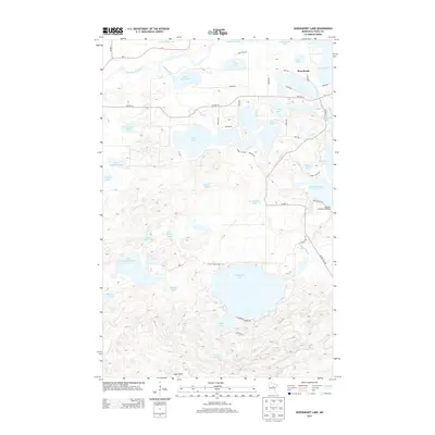 2013 Map of Siseebakwet Lake, 2013 Print