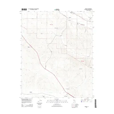 2015 Map of Sisquoc, 2015 Print