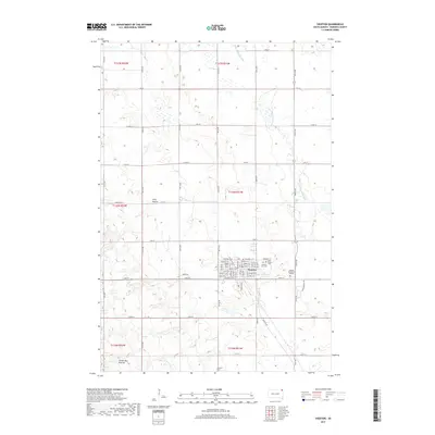 2017 Map of Sisseton, 2017 Print