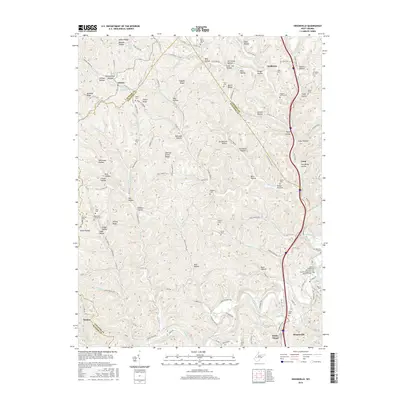 2016 Map of Sissonville, 2016 Print