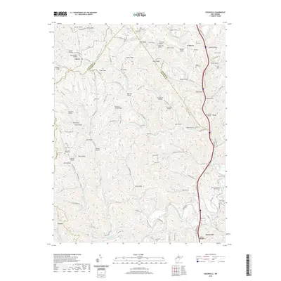 2019 Map of Sissonville, 2019 Print