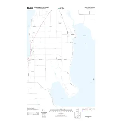 2013 Map of Sister Bay, 2013 Print