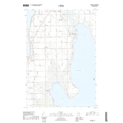 2018 Map of Sister Bay, 2018 Print