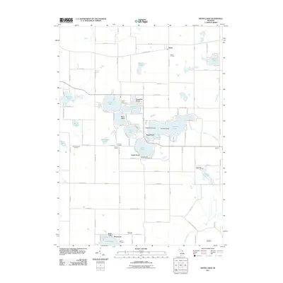 2011 Map of Sister Lakes, 2011 Print