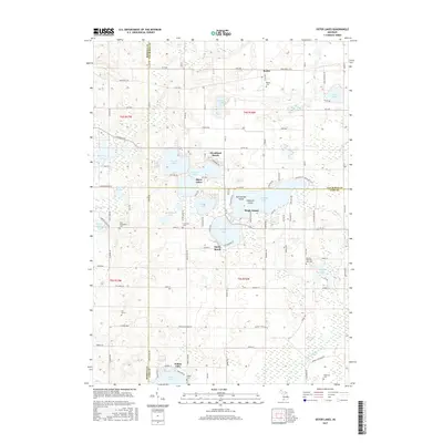 2017 Map of Sister Lakes, 2017 Print