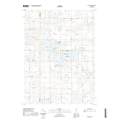 2019 Map of Sister Lakes, 2019 Print