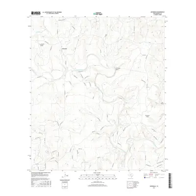 2016 Map of Sisterdale, 2016 Print
