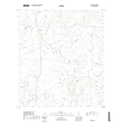 2019 Map of Sisterdale, 2019 Print