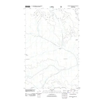 2011 Map of Sitdown Mountain, 2011 Print