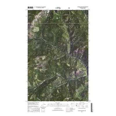 2017 Map of Sitdown Mountain, 2017 Print