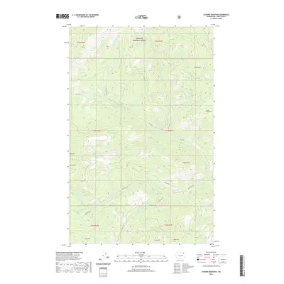 2020 Map of Sitdown Mountain, 2020 Print