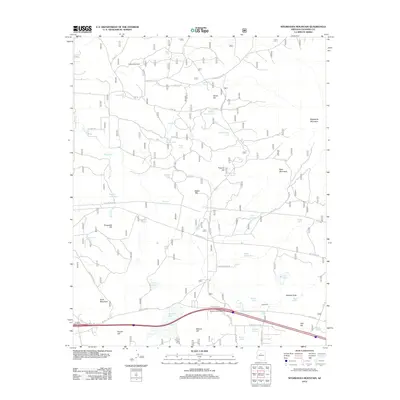 2012 Map of Sitgreaves Mountain, 2012 Print