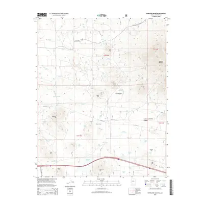 2014 Map of Sitgreaves Mountain, 2014 Print