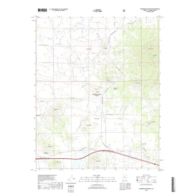 2018 Map of Sitgreaves Mountain, 2018 Print