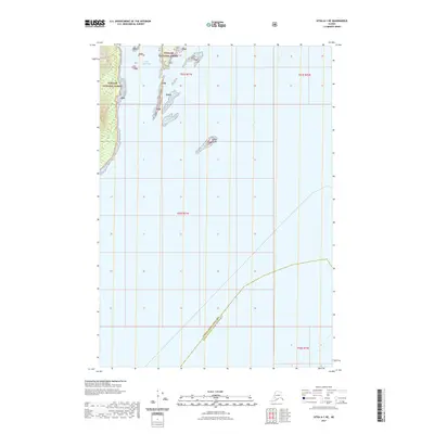 2021 Map of Sitka A-1 NE, 2021 Print