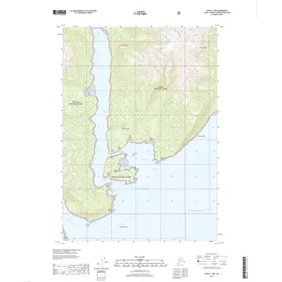 2017 Map of Sitka A-1 NW, 2017 Print