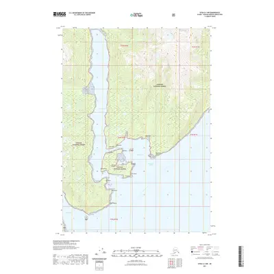 2021 Map of Sitka A-1 NW, 2021 Print