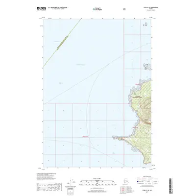 2017 Map of Sitka A-1 SE, 2017 Print
