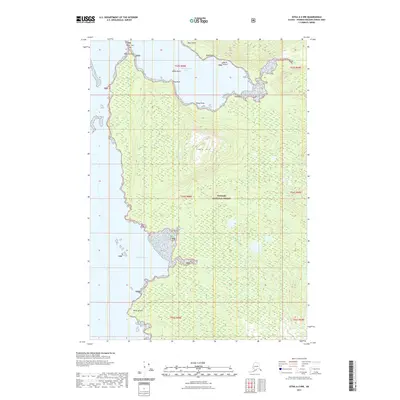 2021 Map of Sitka A-2 NW, 2021 Print