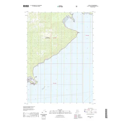 2021 Map of Sitka A-2 SE, 2021 Print