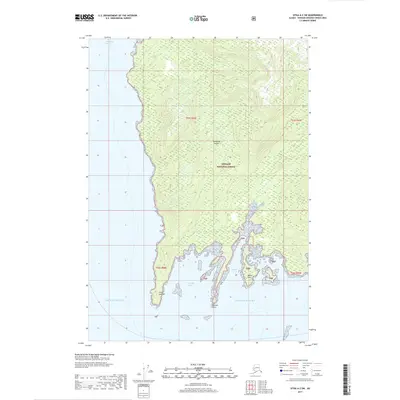 2017 Map of Sitka A-2 SW, 2017 Print