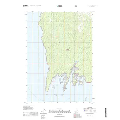2021 Map of Sitka A-2 SW, 2021 Print