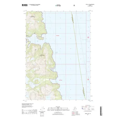 2017 Map of Sitka A-3 SE, 2017 Print