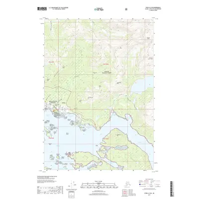 2017 Map of Sitka A-4 SW, 2017 Print