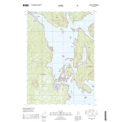 2017 Map of Sitka A-5 NW, 2017 Print