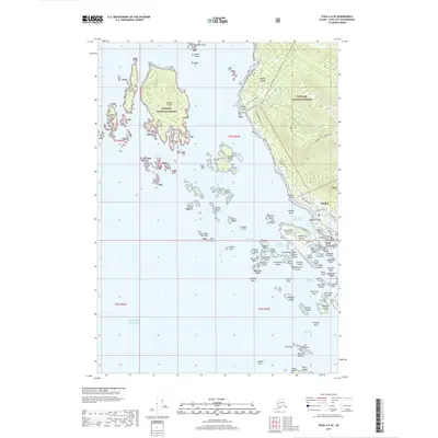 2017 Map of Sitka A-5 SE, 2017 Print