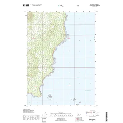 2017 Map of Sitka A-5 SW, 2017 Print