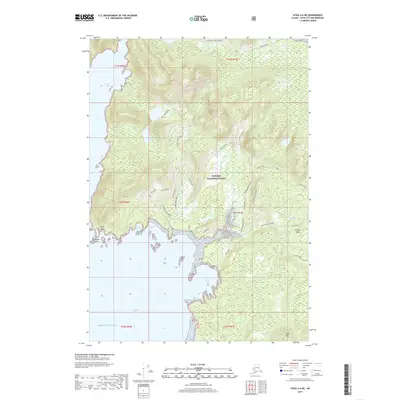 2017 Map of Sitka A-6 NE, 2017 Print