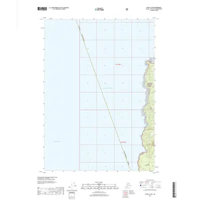 2017 Map of Sitka A-6 SW, 2017 Print
